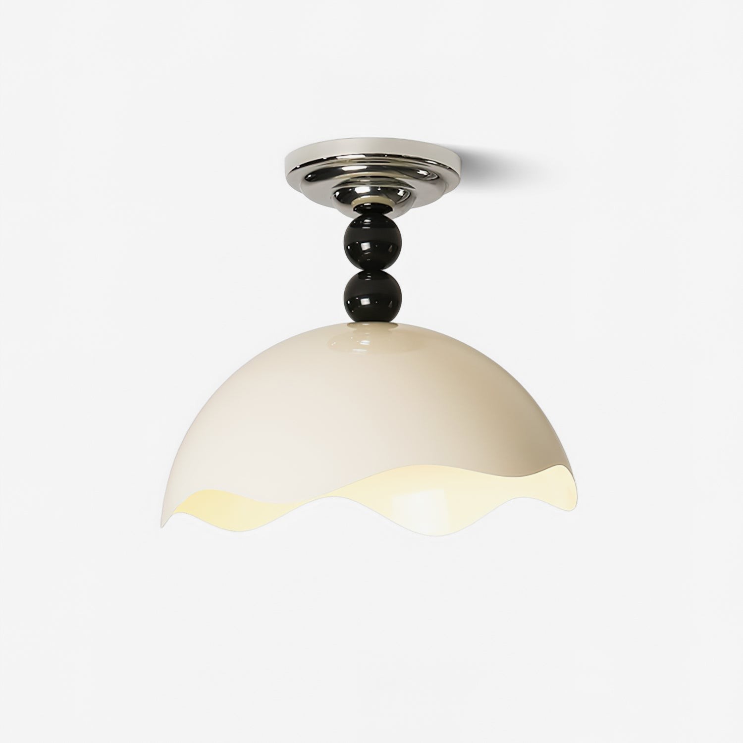 Modern Wave Crest Metal Ceiling Lamp M484