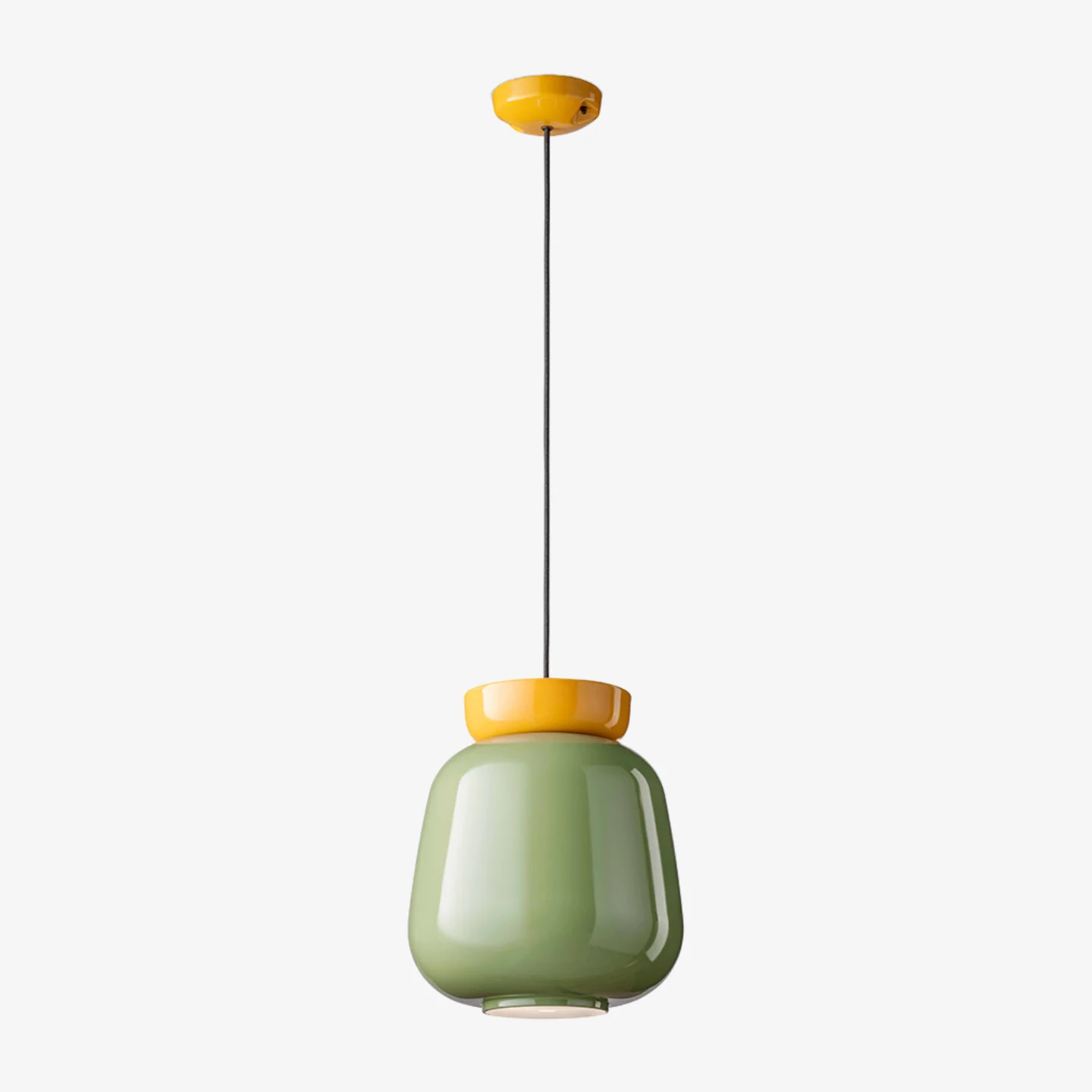 Fiesta Colorful Bowl-Shaped Pendant Light - Modern Ceramic for Dining Room T068