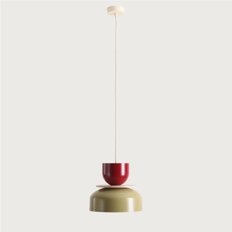 Modern Dual‑Shade Pendant Lamp With Scandinavian Style S227