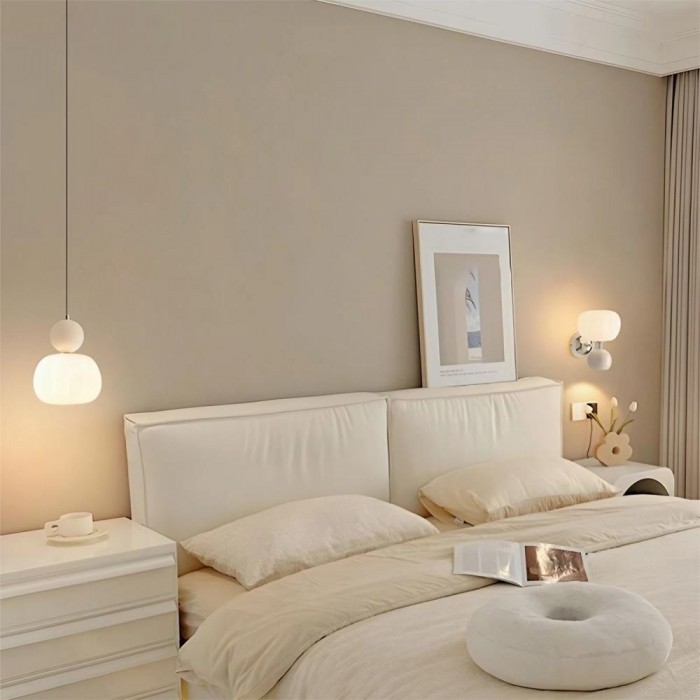 Ornavigo Cream Bauhaus Pumpkin Pendant — Living Room & Dining Area S199