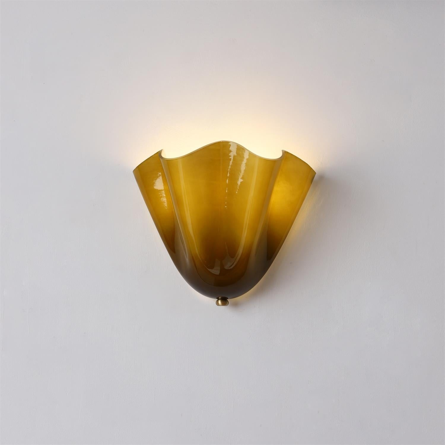 Bellina Modern Glass Wall Sconce - Ambient Lighting for Hallway P075