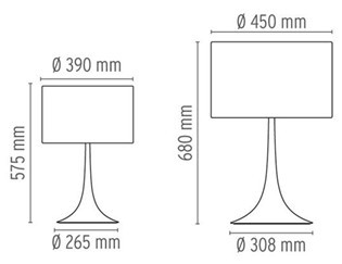 Spun Light Table Lamp