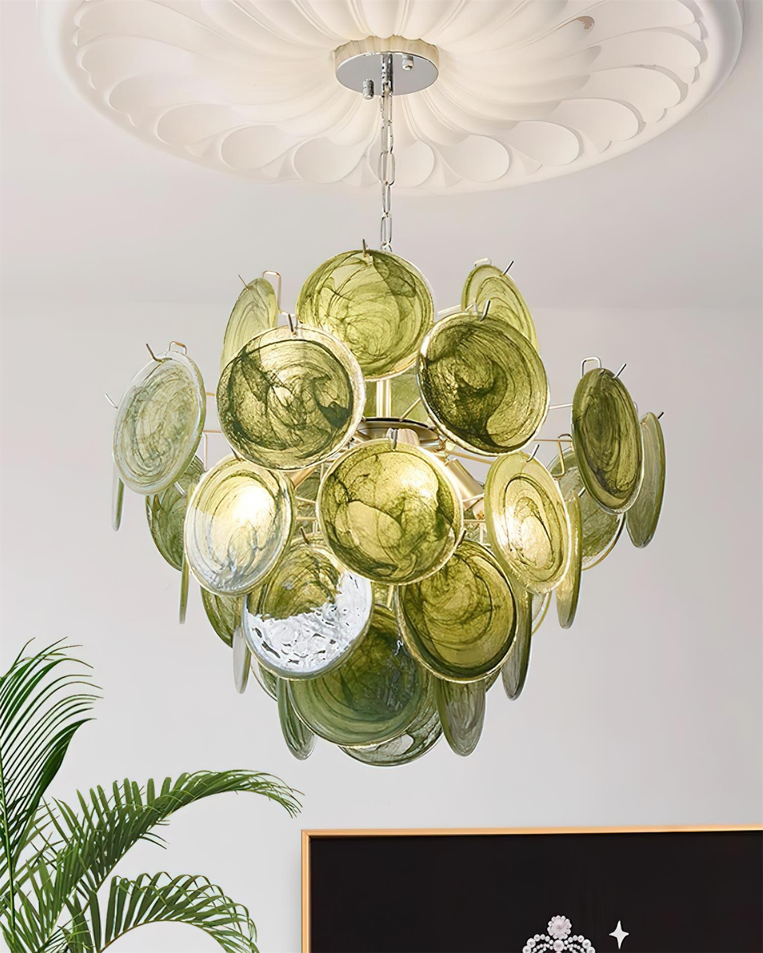 Neuvy Glass Chandelier T1304