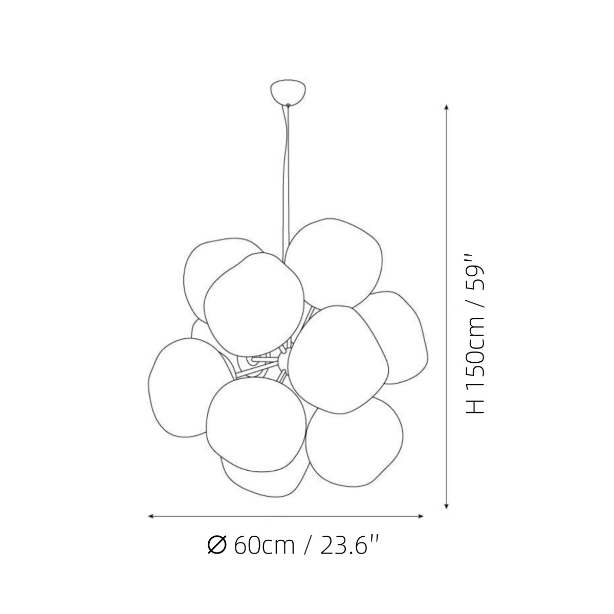 Bubbles Pendant Lamp P032