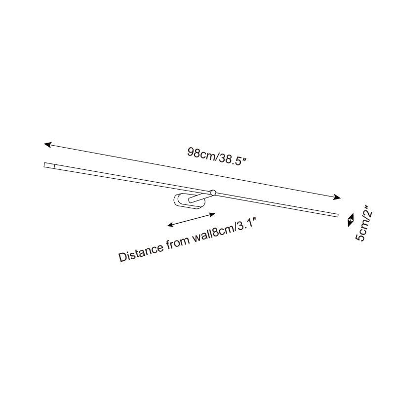 Kady Linear Rechargeable Version Wall Lamp T1282