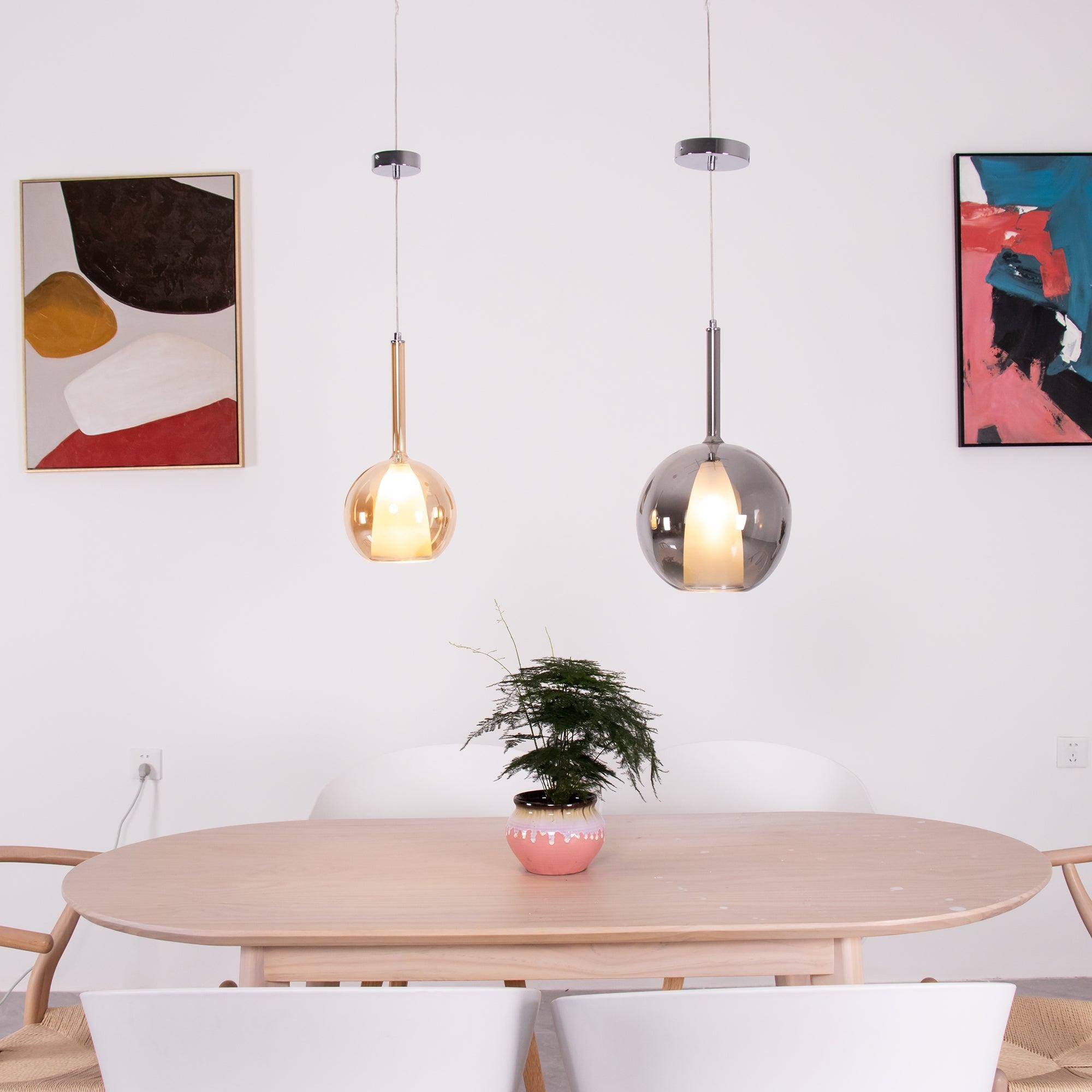 Glo Wine Glass Shaped Pendant Light S185