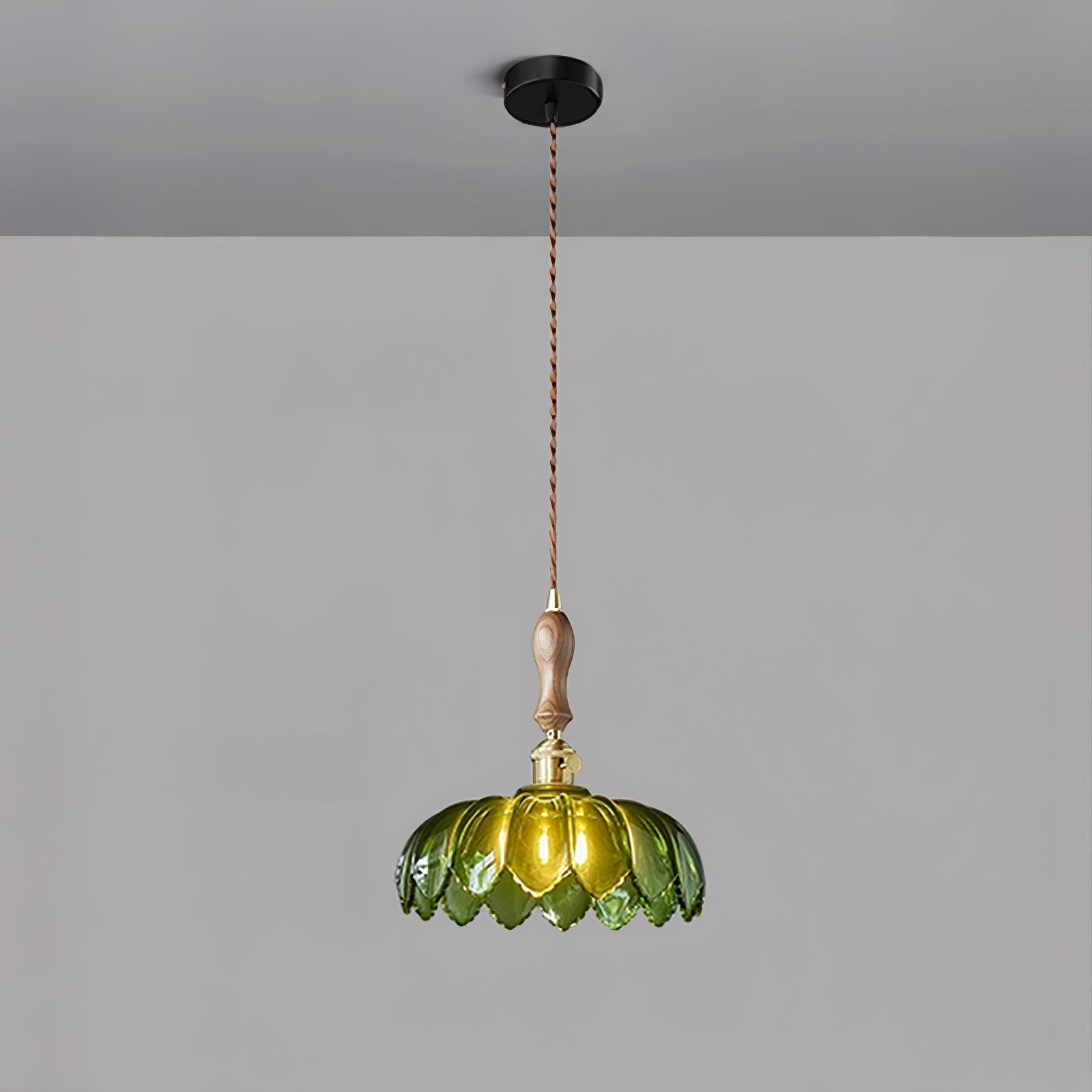 Retro Petal Green Pendant Lamp M542