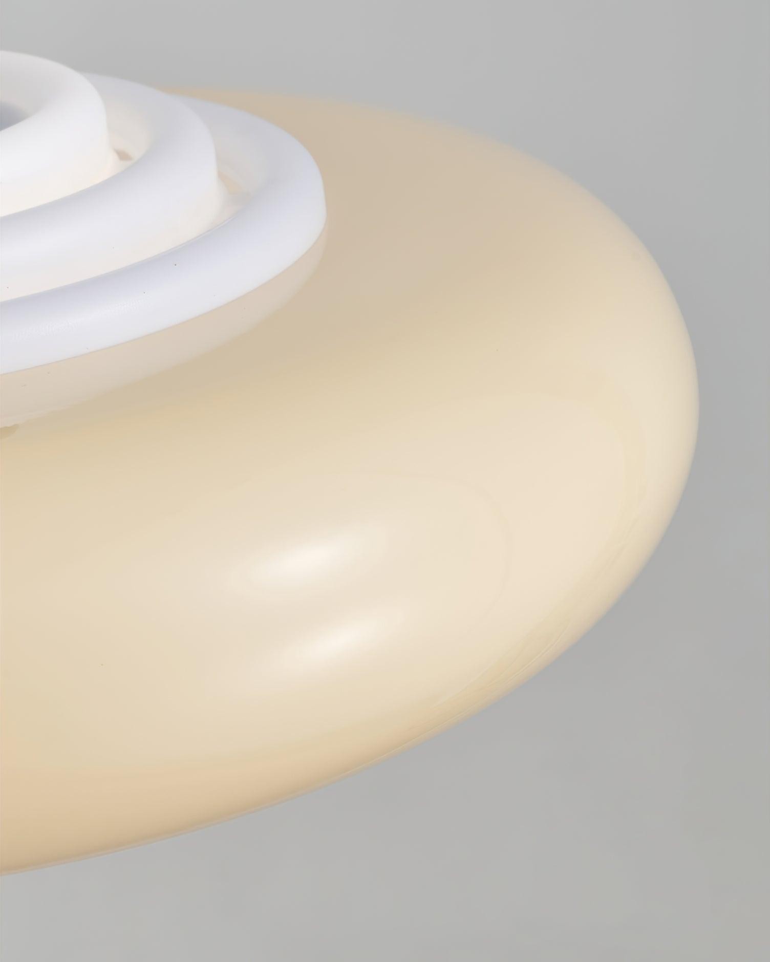 Multi-tiered Round Tower Cream Color Pendant Lamp M385