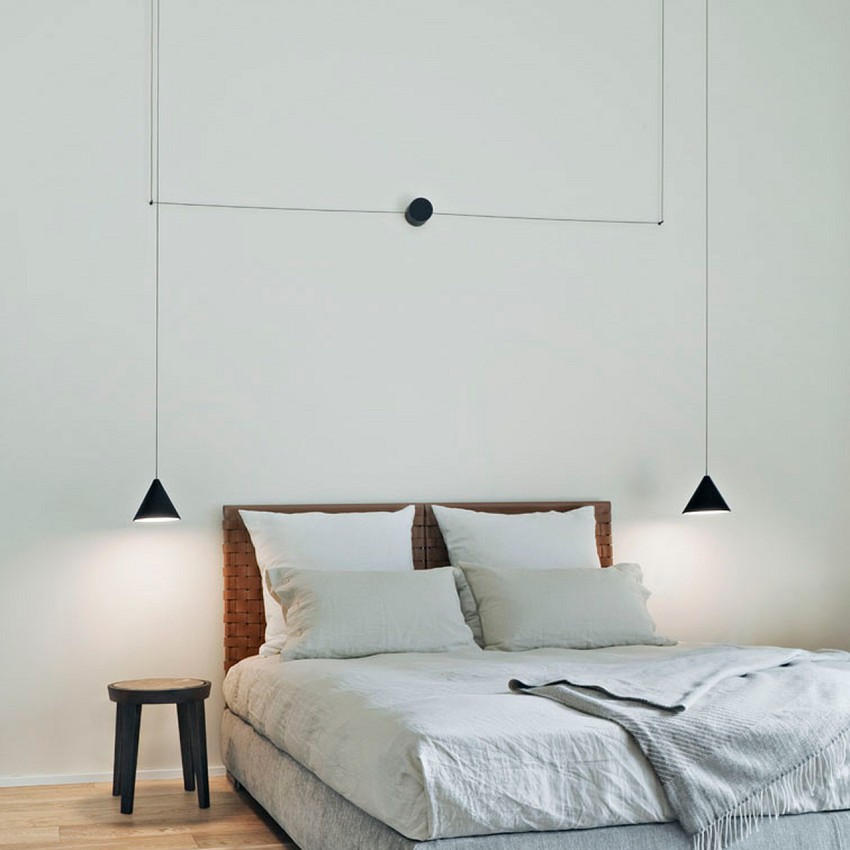 String Light Cone Pendant Light