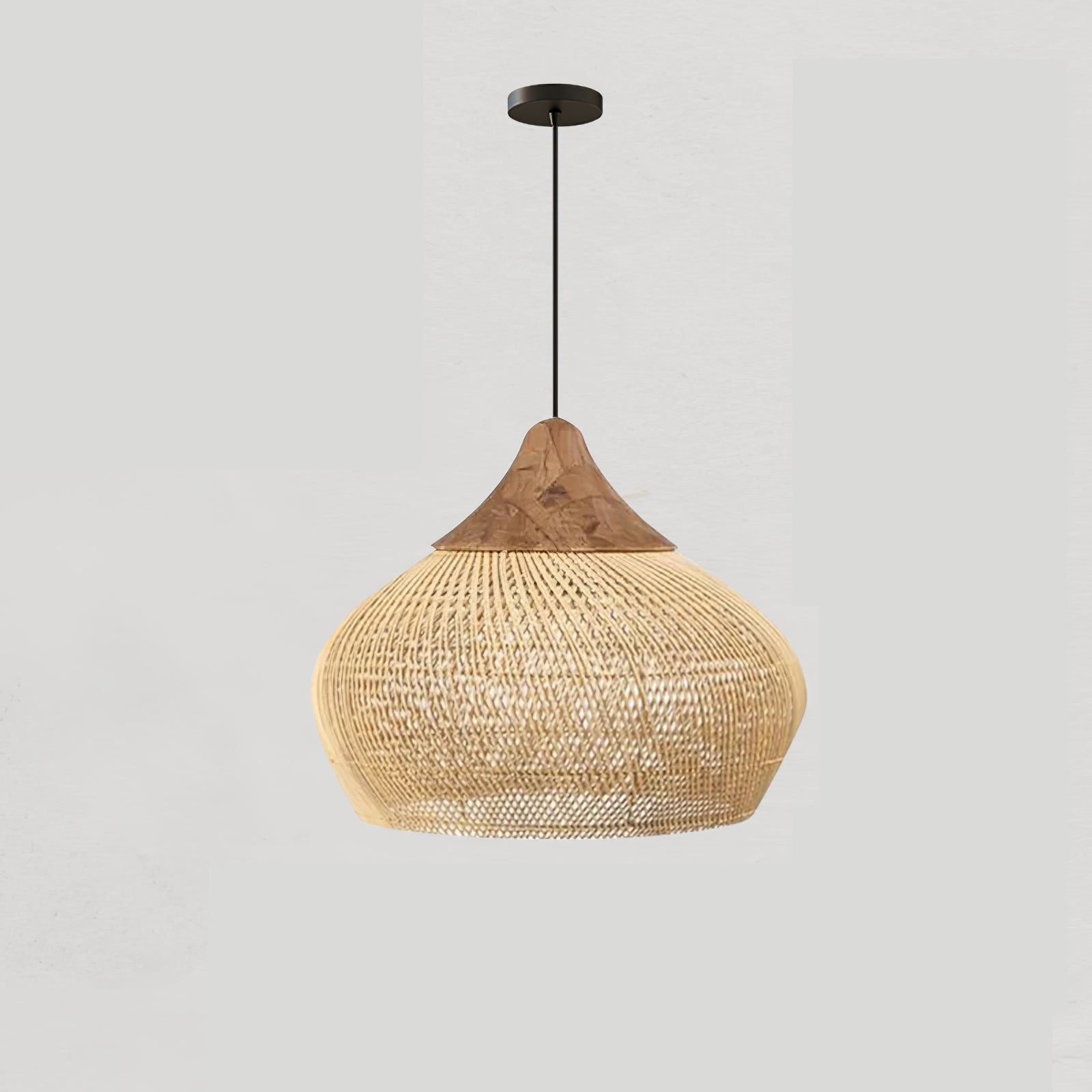 Harp Braided Rattan Pendant Lamp T048