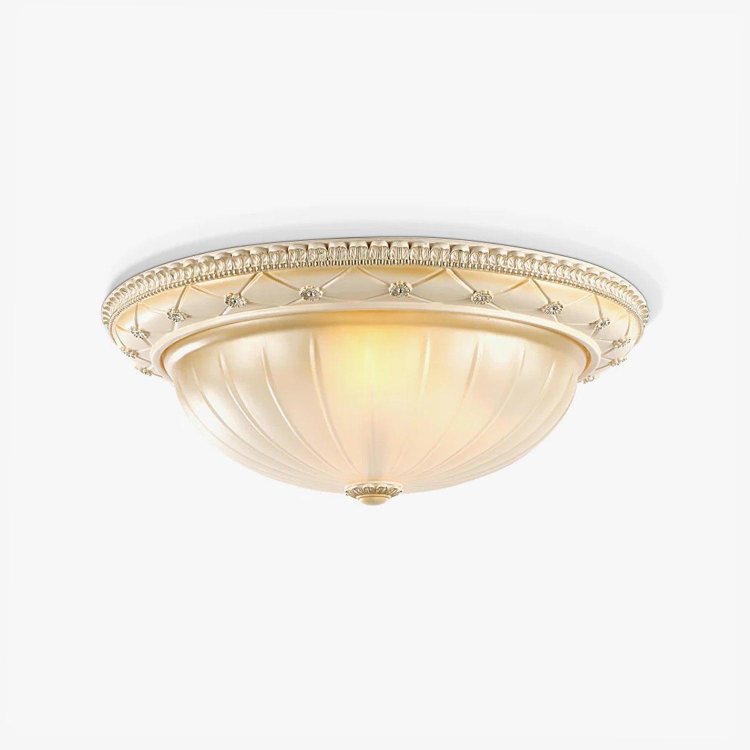 European Vintage Style Resin Ceiling Light for Bedroom M457