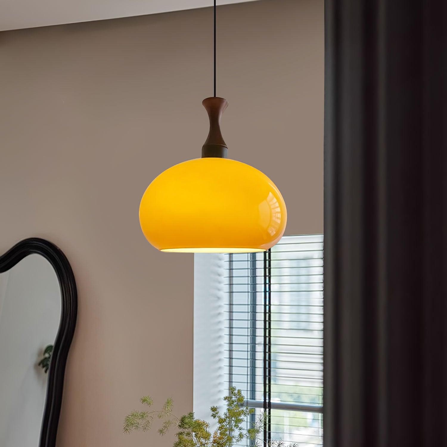 Spherical Orange Practical Luxury Pendant Lamp M523