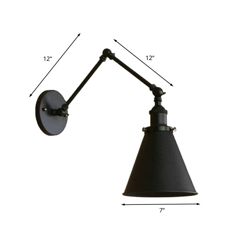 Industrial Style Adjustable Metal Wall Lamp G08