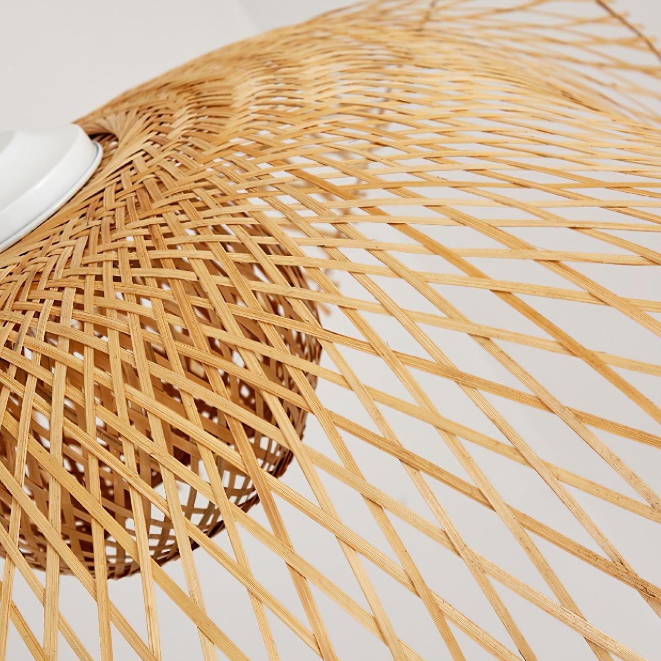 Bamboo Lotus Leaf Pendant Lamp P004