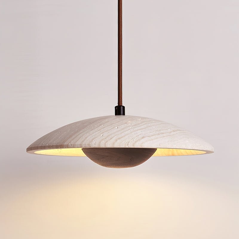 Cream Style Wood Pendant Lamp M316