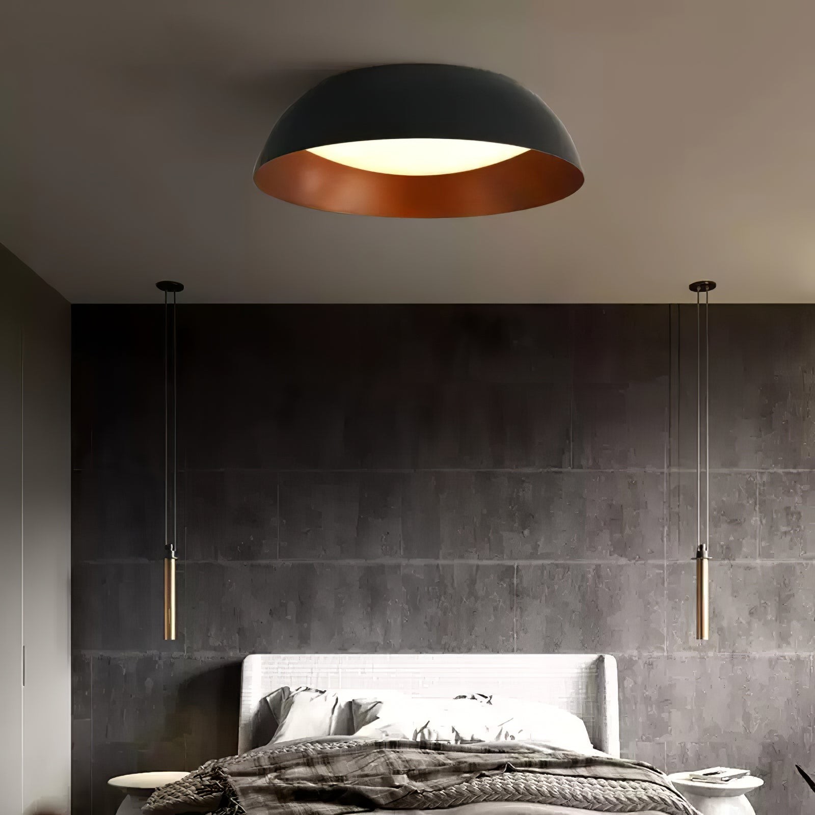 Italian Minimalist Bowl Ceiling Lamp M535