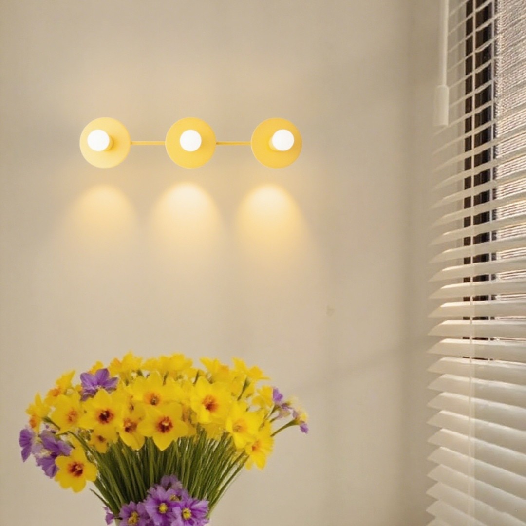 Model No. 5708 Modern Spherical Vanity Bathroom Lighting - 3 Light Vanity Light Fixture T253