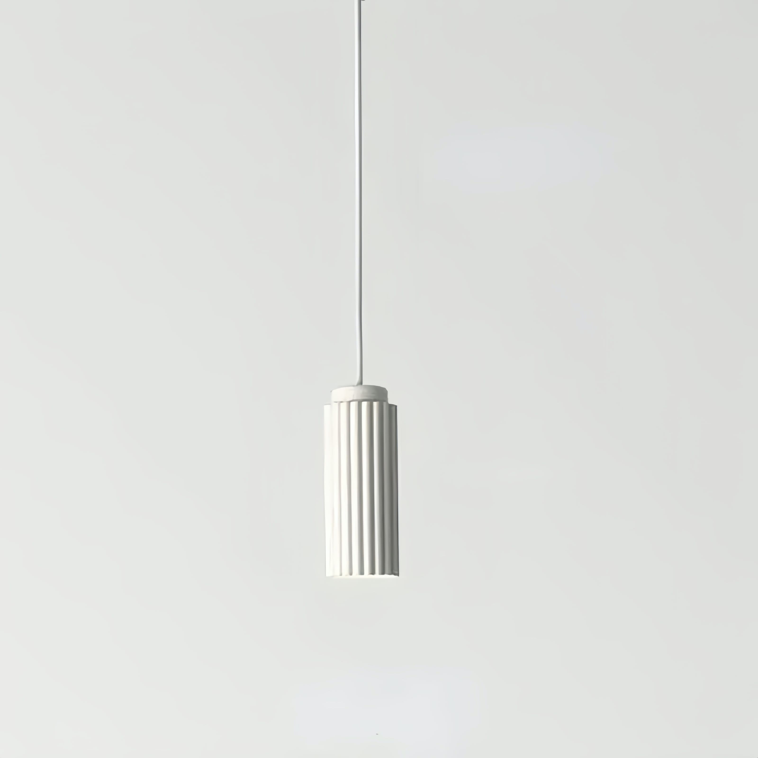 Nordic Cylinder Pendant Light – Textured Minimalist Ambient Lighting S238
