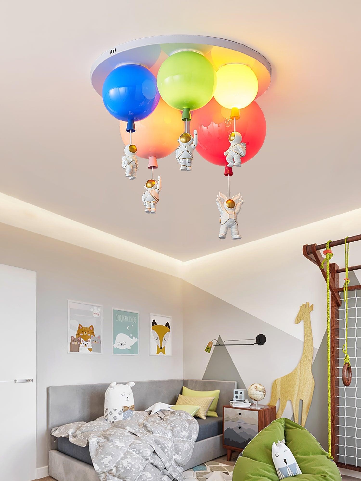 Astronaut Glossy Balloon Ceiling Lamp M390