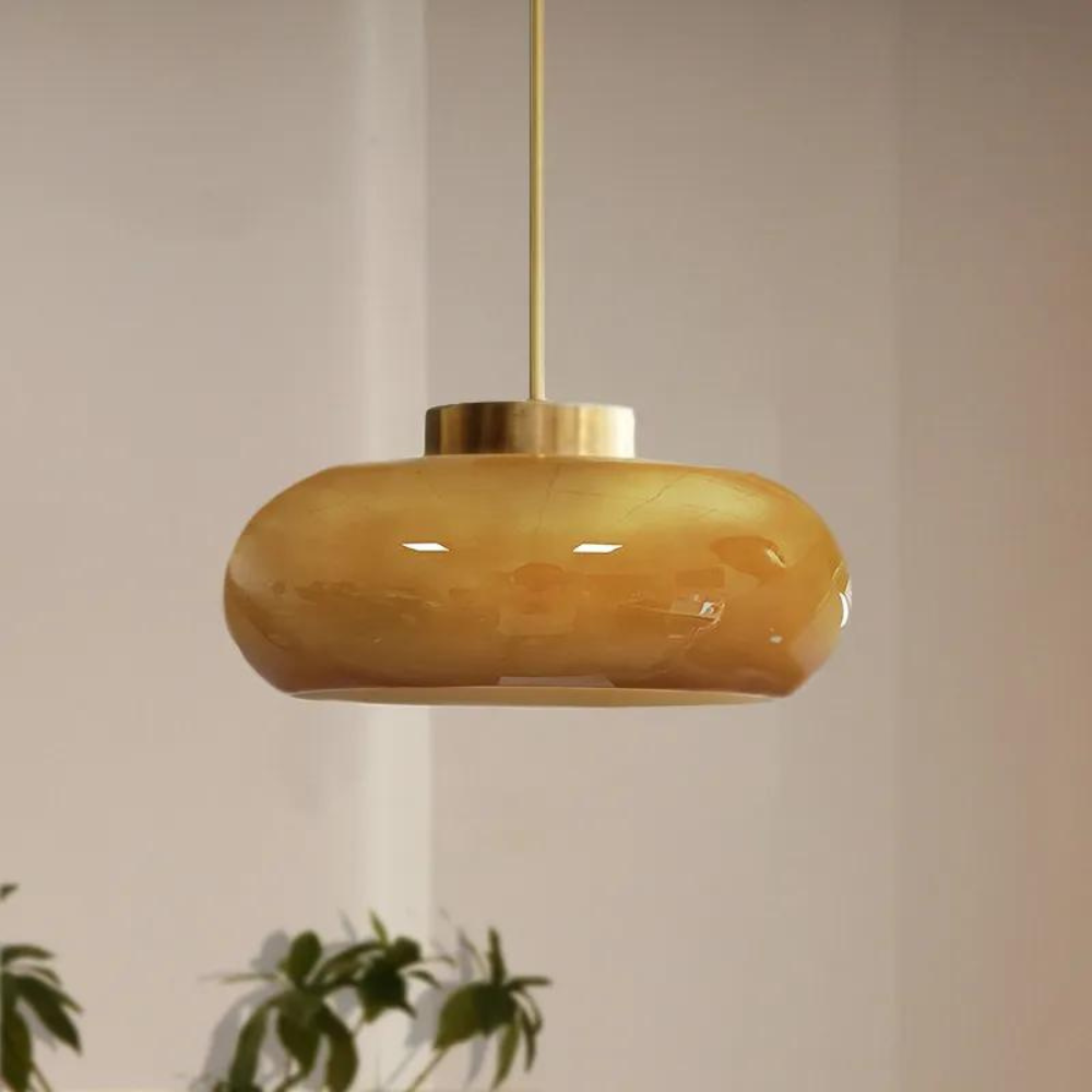 Shard Nordic Brass Glass Pendant Light T2073