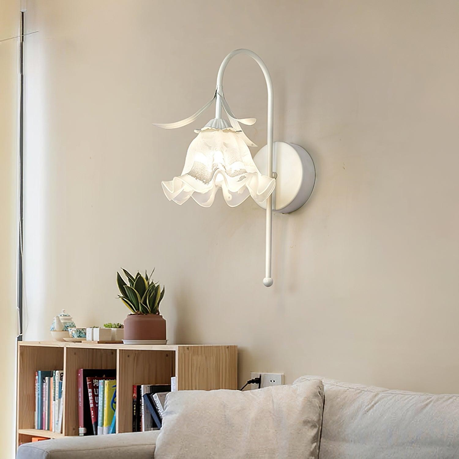 French Cream Style Flower Wall Lamp M47