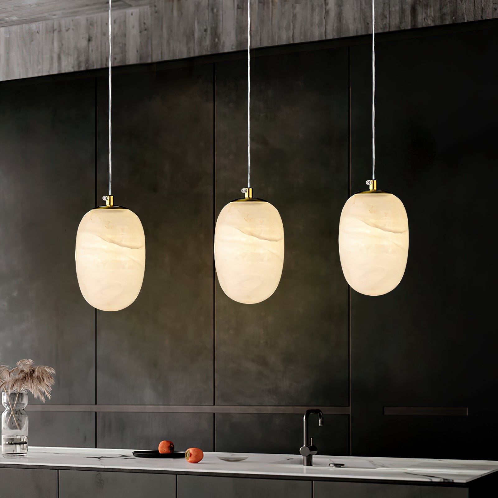 Alabaster Bedside Pendant Light T1647