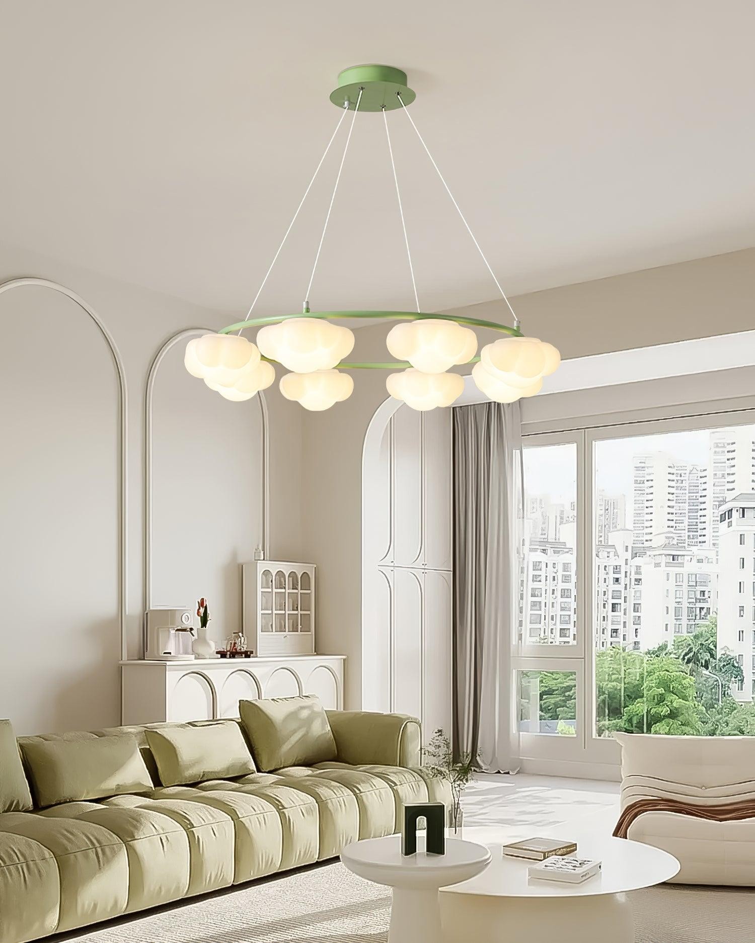 Cream Style Creative Personality Clouds Chandelier M221