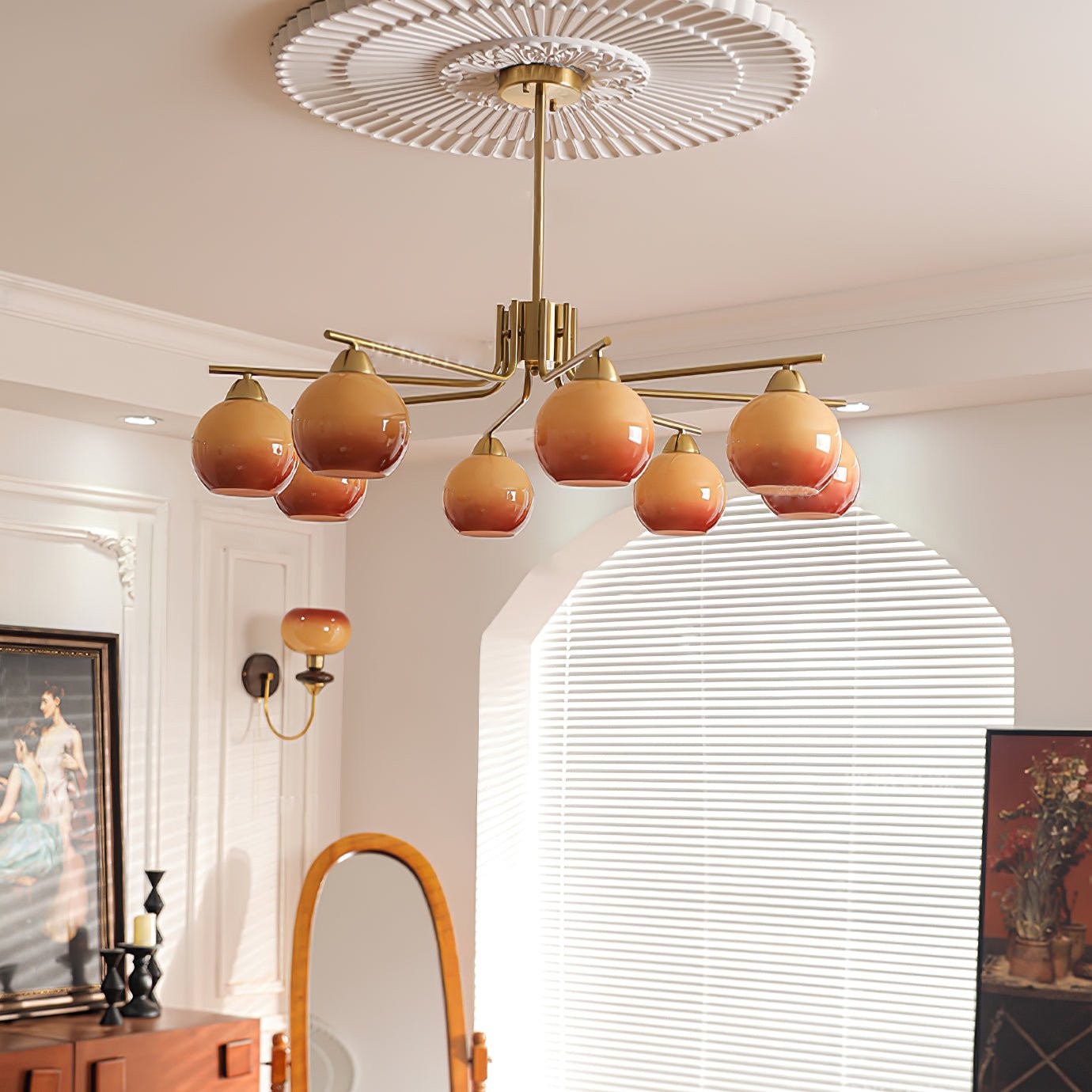 Creative Caramel Spherical Pendant Lamp M466