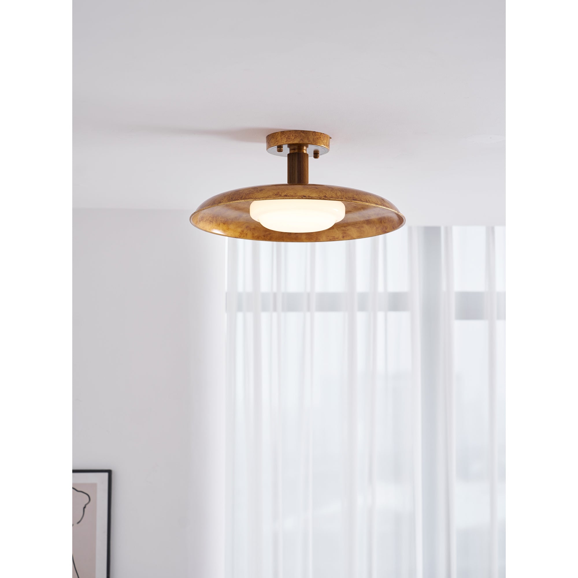Pot-Lid Style Flat-Panel Ceiling Light T1921