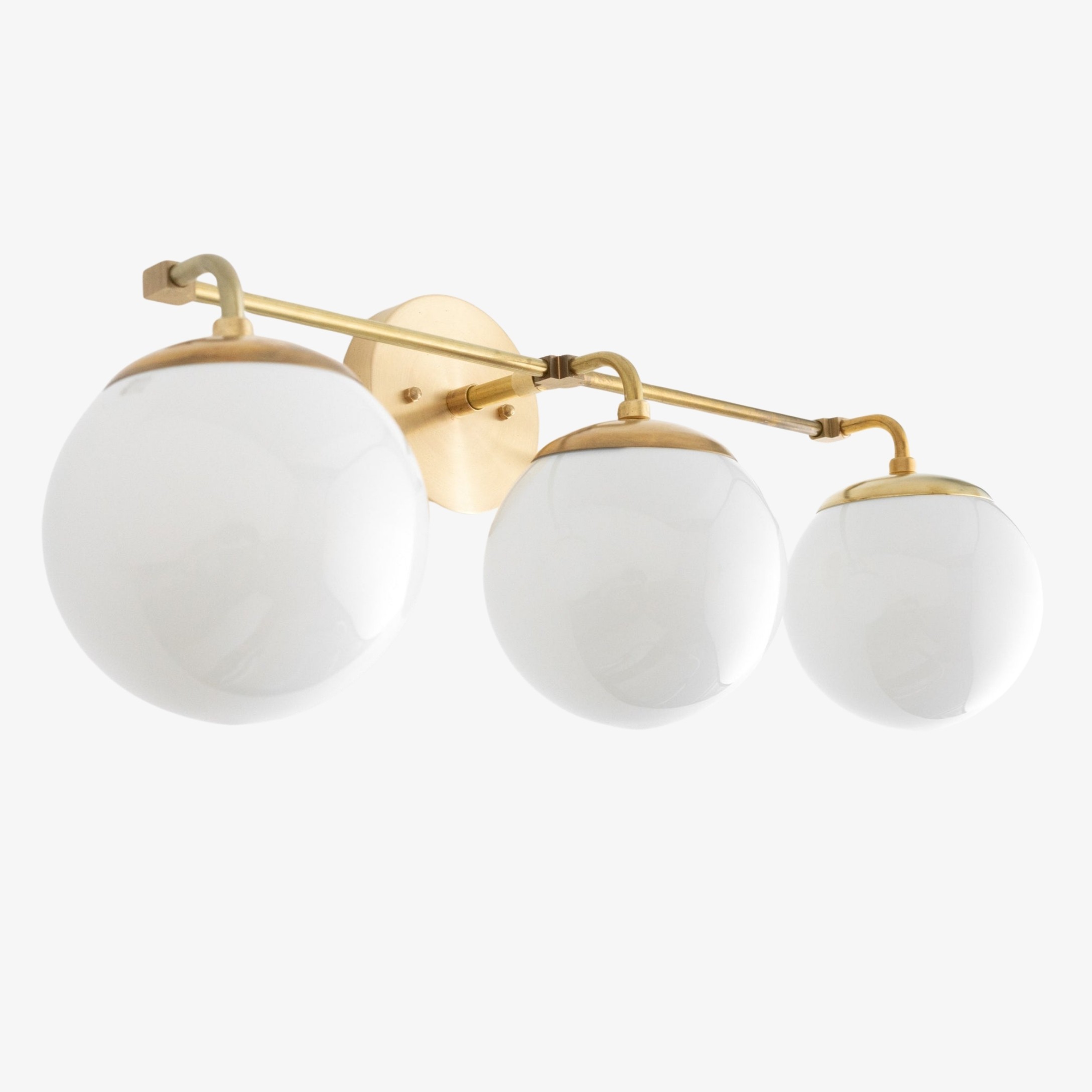 Glorica Glass Wall Sconce - Modern Vintage Vanity Light Fixture T376