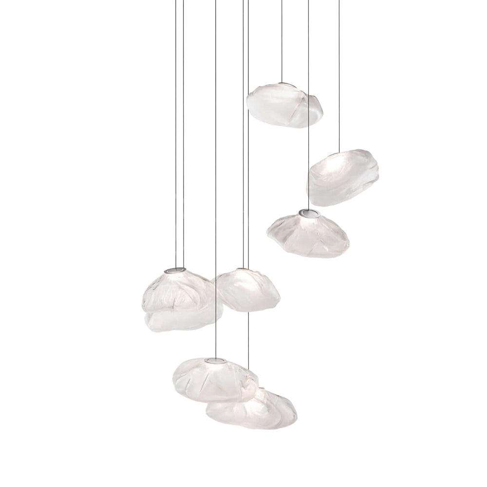 Multi-Head Irregular Glass Bubble Chandelier M79