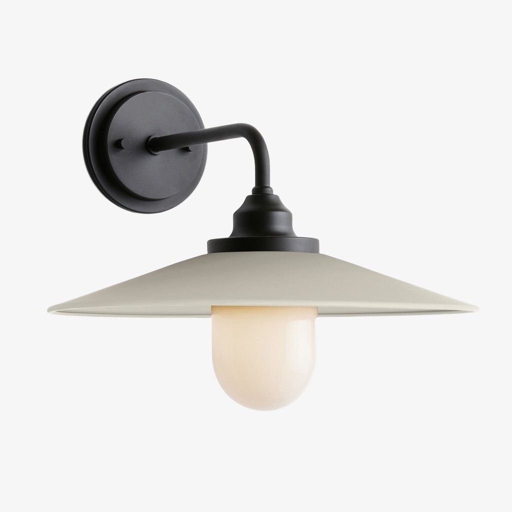 Cordax Utility-Inspired Wall Sconce - Metal and Glass for Indoor Outdoor Decor T1071