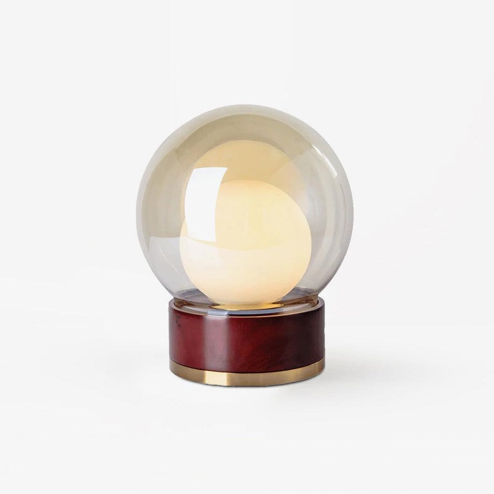 Simple Creative Wood Orb Table Lamp M423