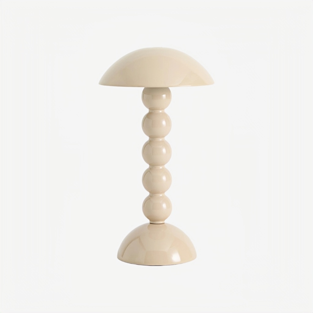Modo LED Table Lamp - Orb-Stacked Base Mushroom Shade Perfect for Living Room or Bedroom T722