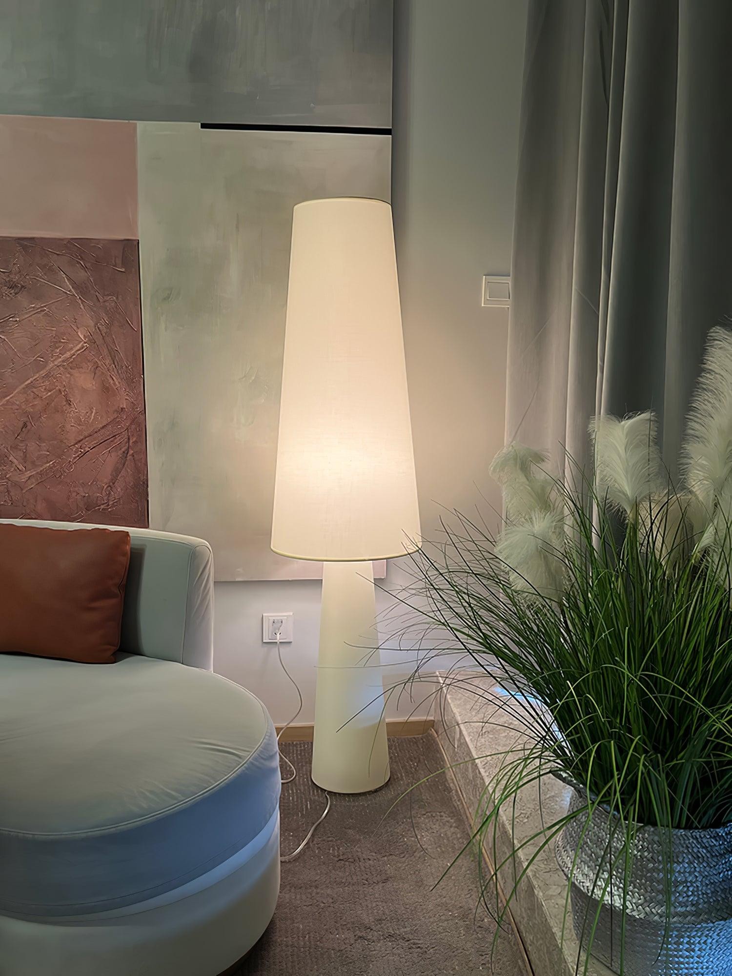 Column Fabric Floor Lamp Suitable For Living Room M561