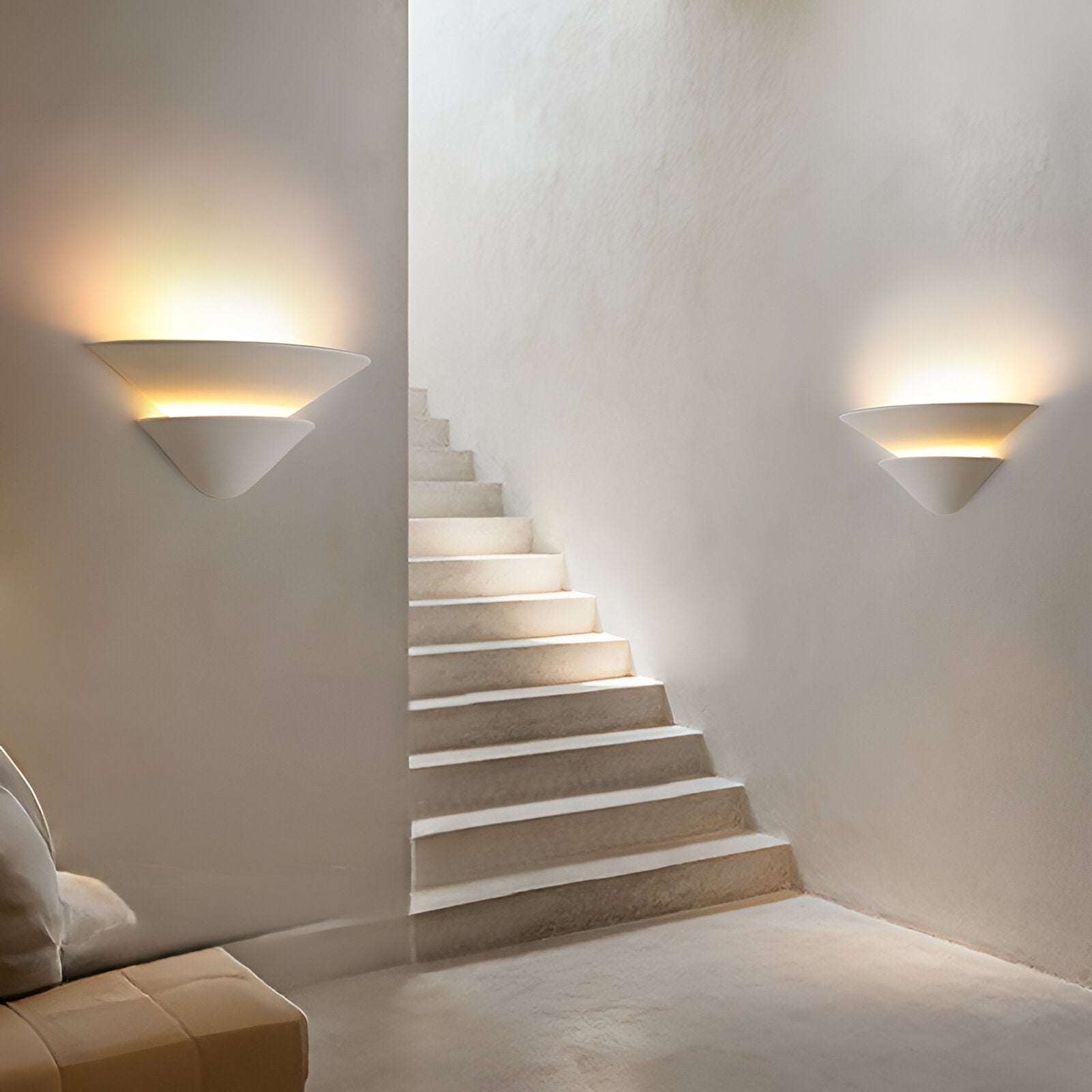 Shellora Wabi-Sabi Plaster Wall Light T2188