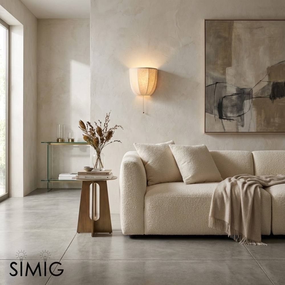 Fablune Indoor Wall Lamp - Modern Ambient Fabric Lighting for Home T1174