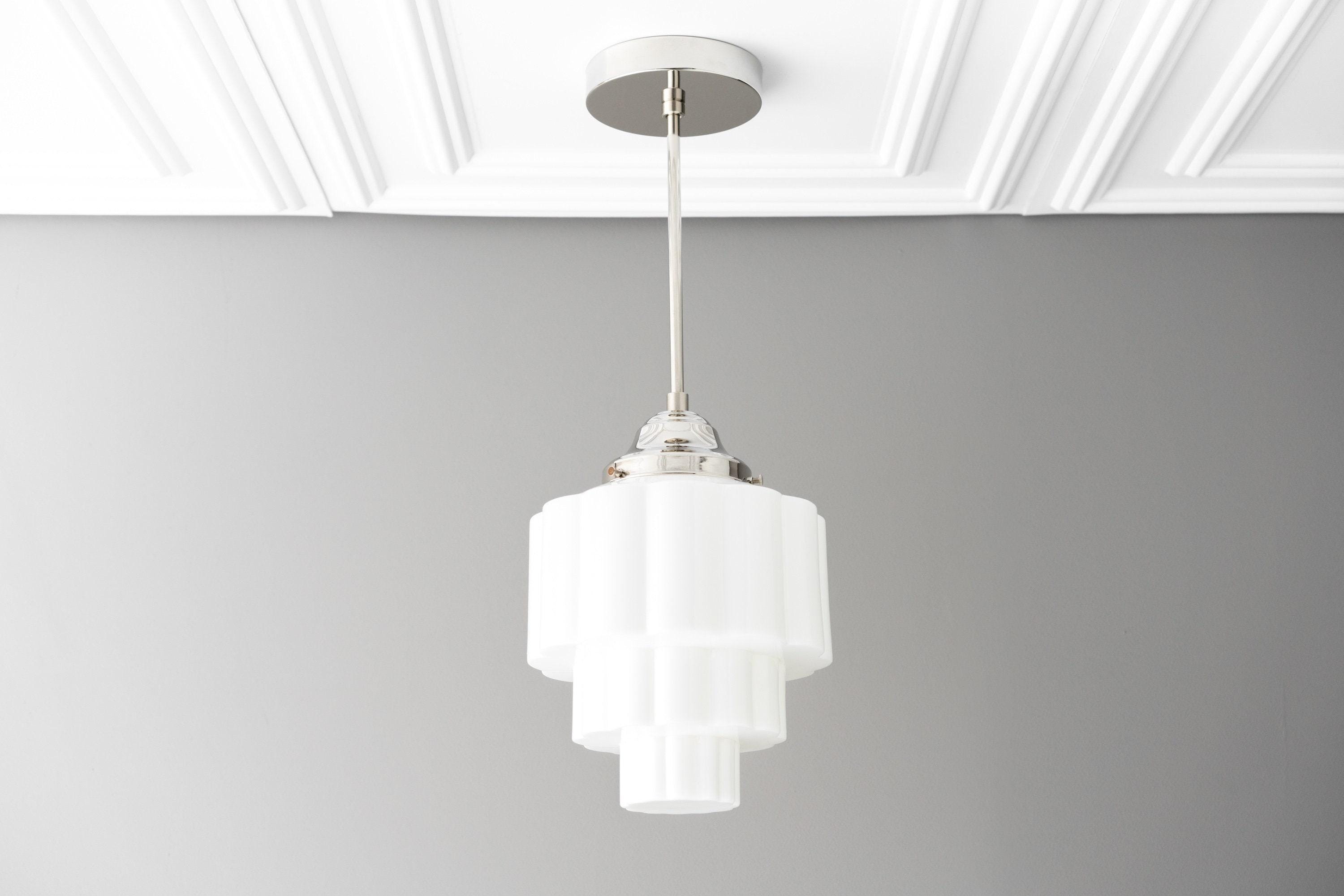 Geotower Glass Pendant Light - Elegant Home Lighting T344