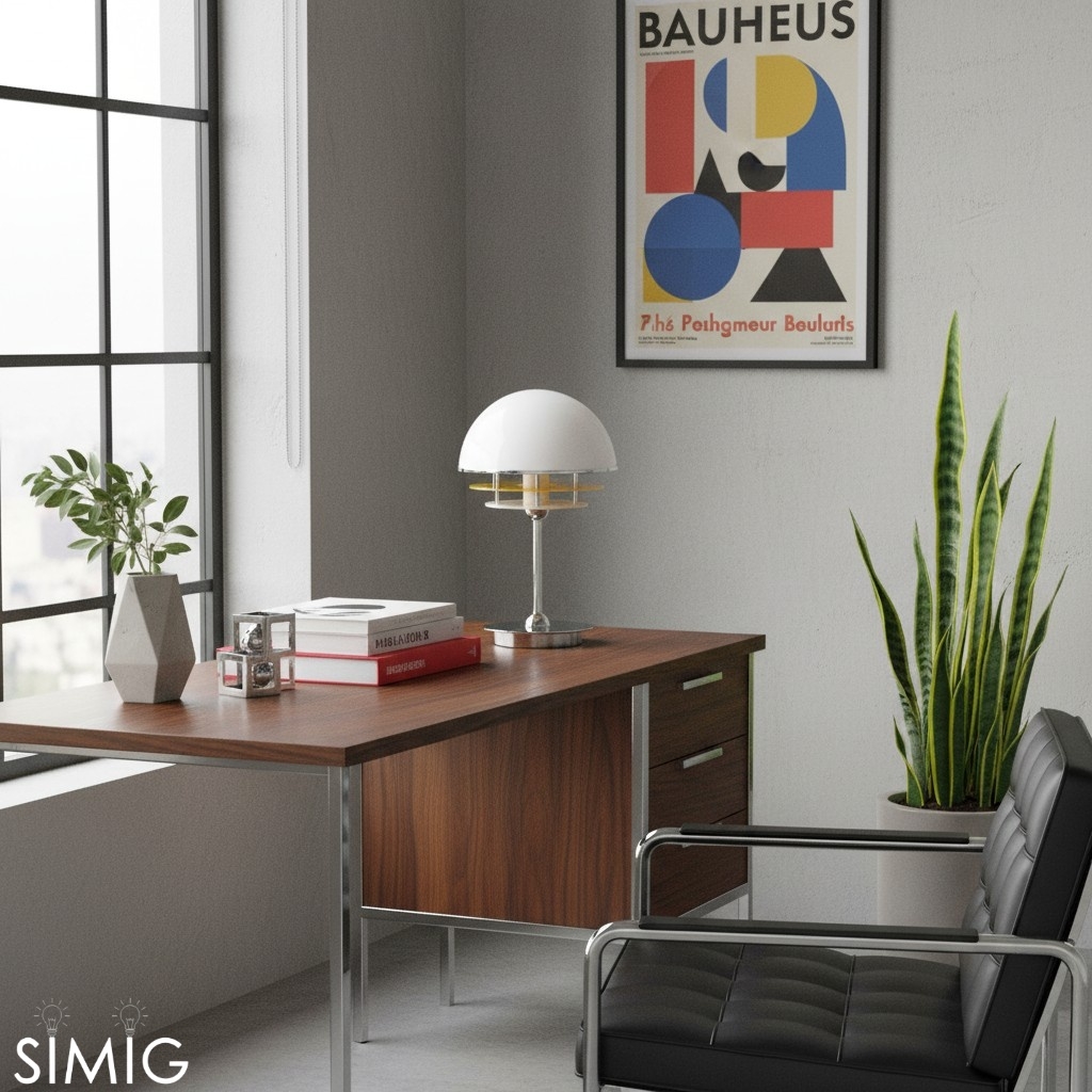 Afterglow Sunset Table Lamp - Bauhaus Design for Bedroom Desk G79