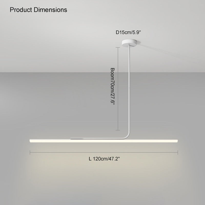 Modern Simple Asymmetrical Linear Pendant Lamp M41
