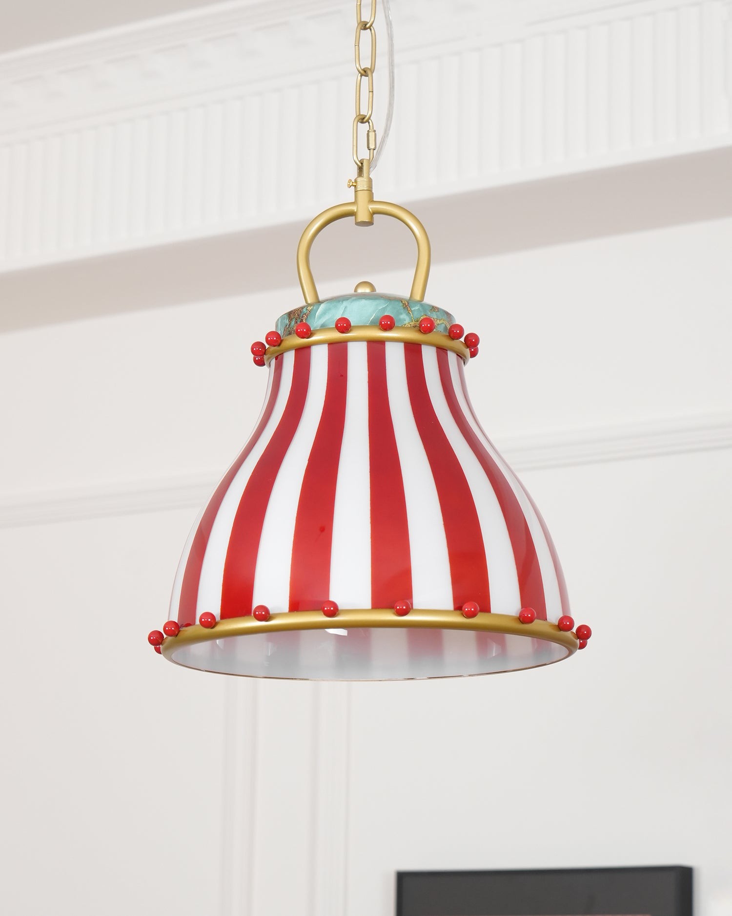 Festilo Circus Striped Glass Pendant for Dining & Living Spaces M66