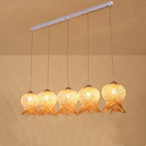 Aisle Rattan Decoration Pendant Light