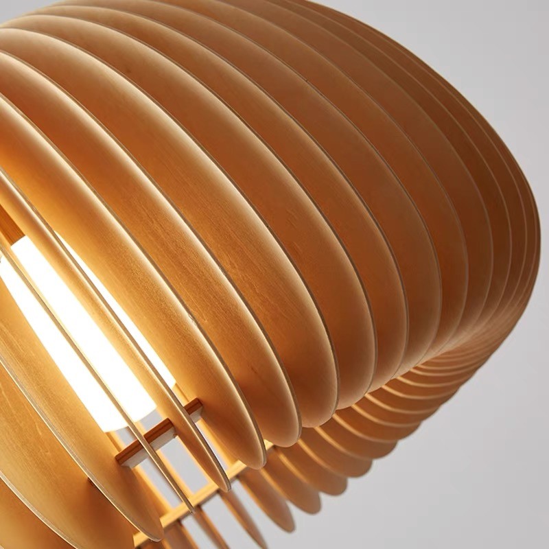 PIE Wooden Pendant Light