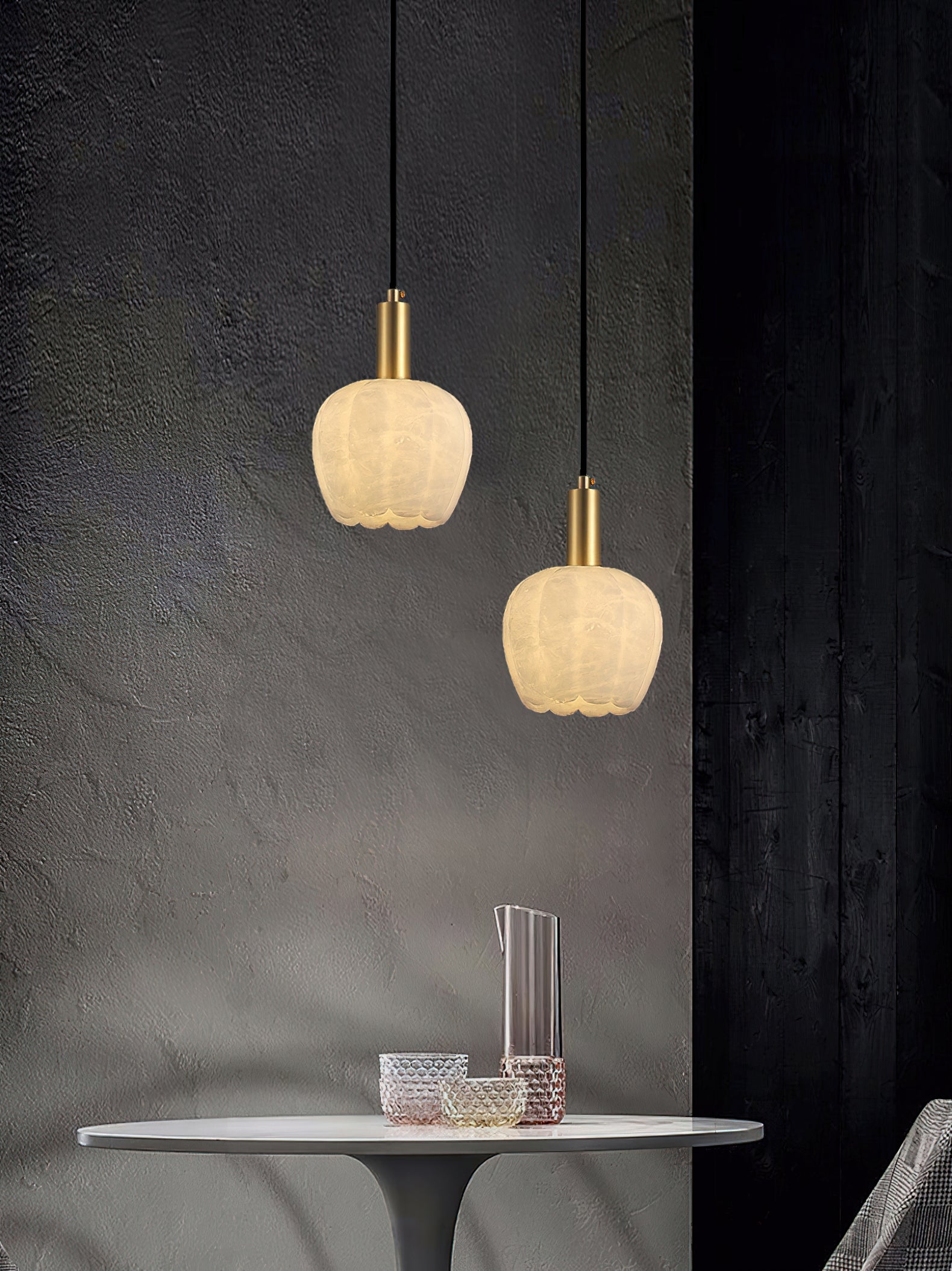 Lilin Alabaster Pendant Light T1648