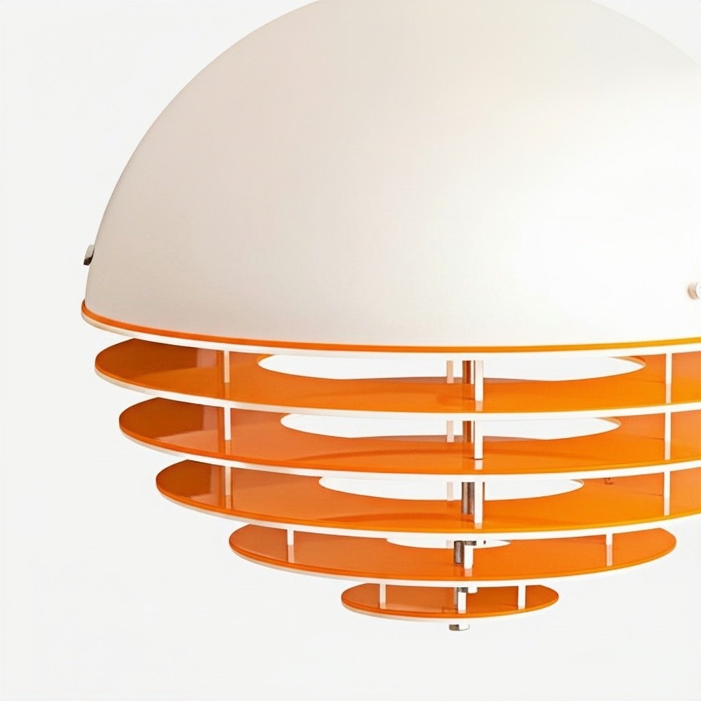 Afterglow Modern Layered Acrylic Sunset Pendant Light for Living Room and Bedroom T547