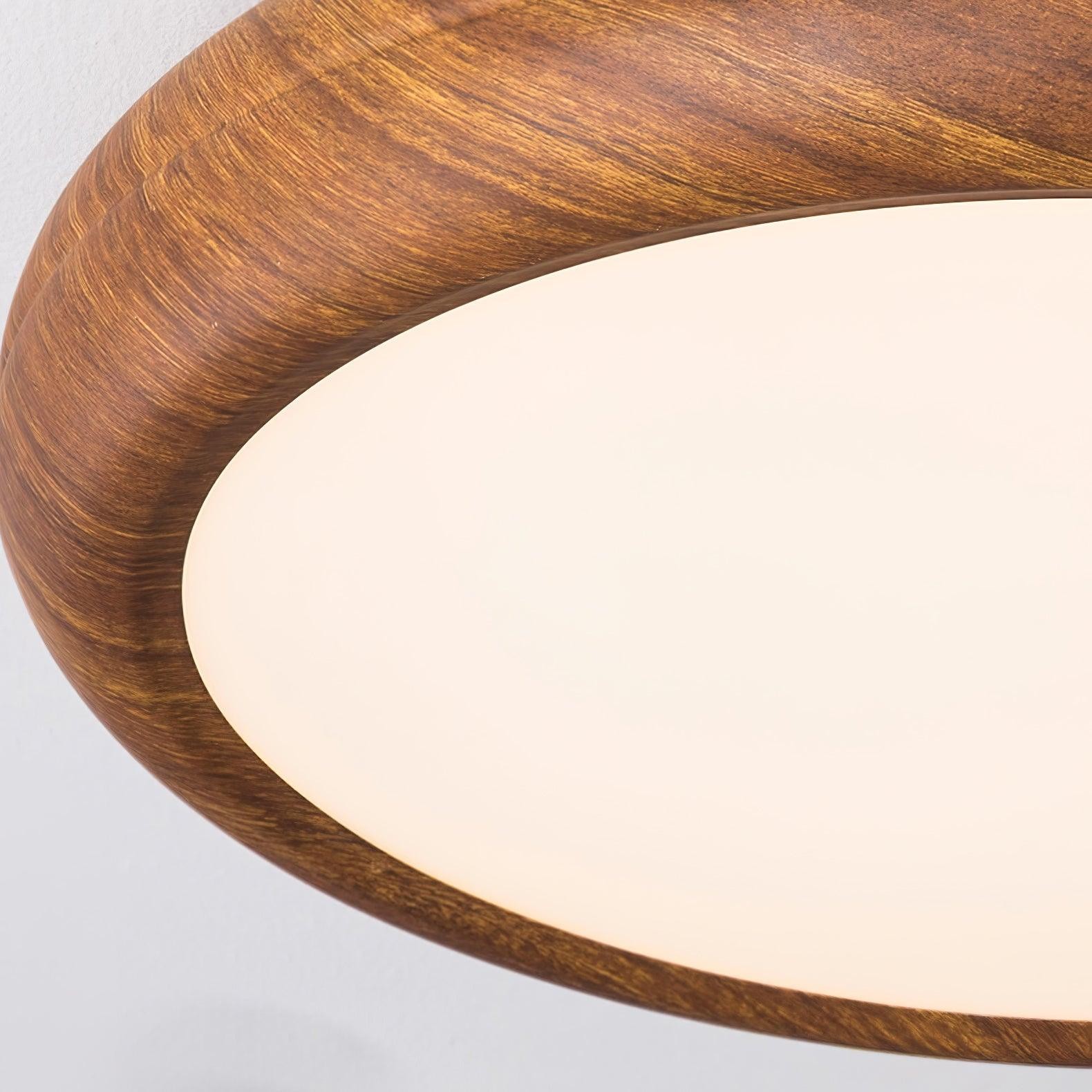 Wood Grain Round Ceiling Lamp M196