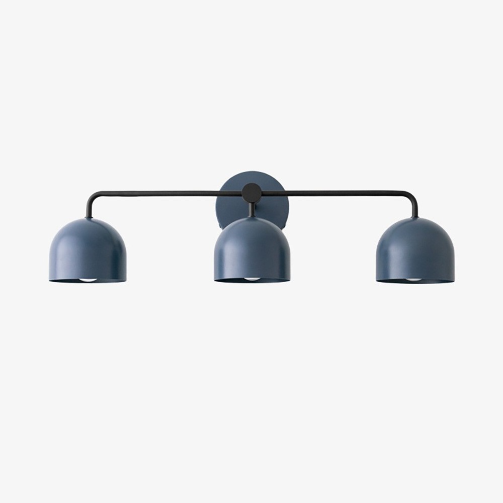 Metio Dome Farmhouse Wall Lamp - Metal Bathroom Mirror Sconce Light T450