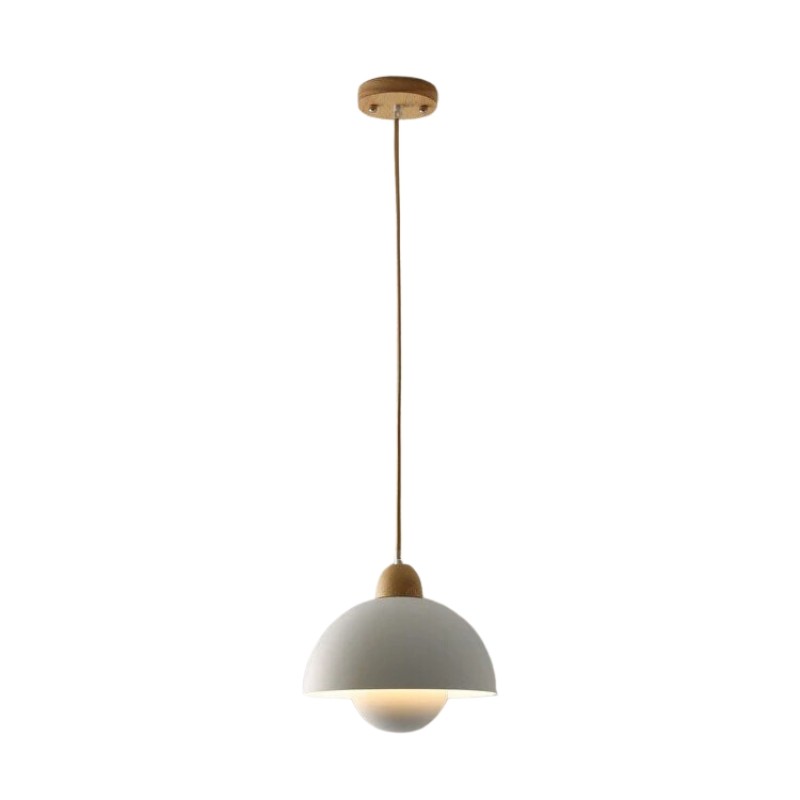 Macaron Flower Wooden & Metal Pendant Light S182