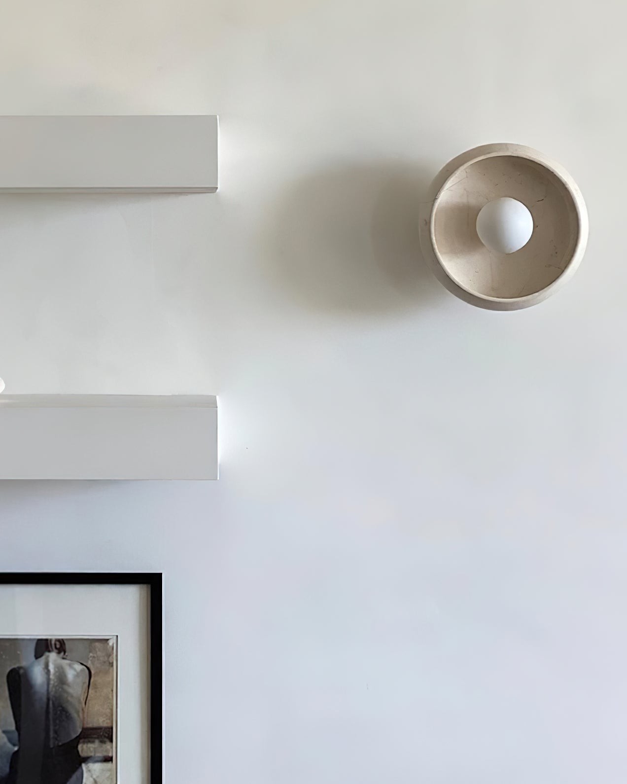 Bowl - Shaped Marble Wall Lamp P064