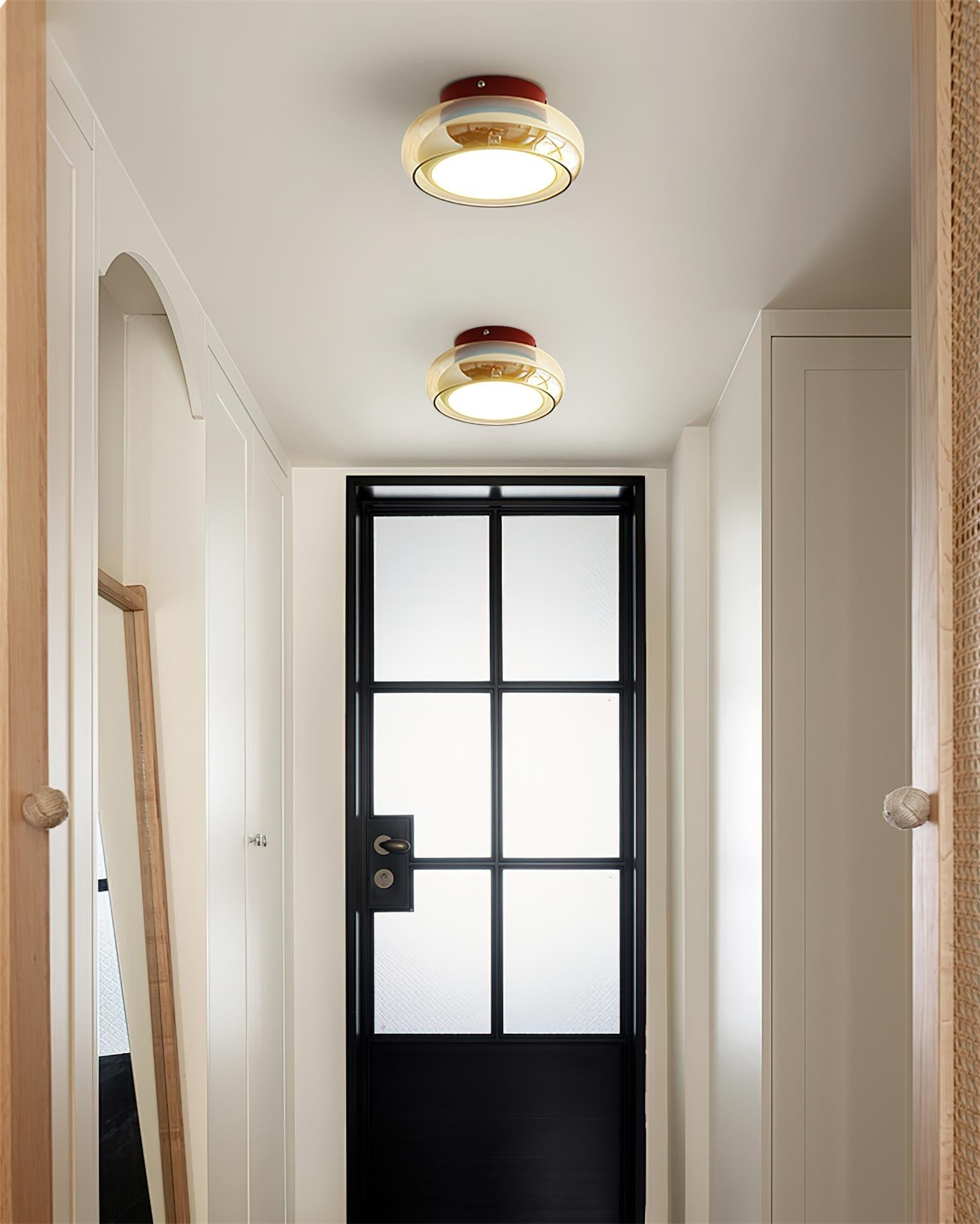 Atmospheric Simple Double Disc Ceiling Light M105